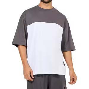 <b>Men's</b> Summer Casual <b>T</b>-<b>shirt</b> and Shorts Sets with <b>Pockets</b> Knitted Fabric Heat-Transfer Printed DAKHA SPORTS Wholesale 2-Piece Set - Product Image 3