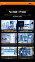 Panel PC Industrial Integrado con Pantalla Táctil HMI Pcap de 15.6 Pulgadas, Intel Core I5 de 10.ª Generación, 8G+128, IP65, con RS232/RS485, Funcionamiento Continuo 24/7