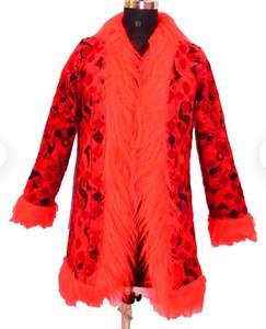 เสื้อโค้ทขนแกะยาวแนววินเทจสำหรับผู้หญิง,เสื้อโค้ทขนสัตว์สำหรับฤดูหนาว - Product Image 4