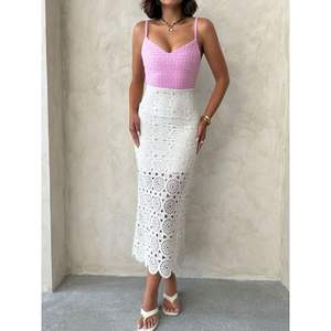 Vestido de Encaje con Detalles de Mezclilla para Mujer - Product Image 5