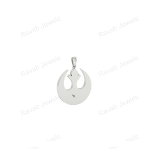 2025 joyería de plata 925 personalizada Premium 35x26mm encanto de aniversario de boda de níquel con ajuste de piedra en blanco de alta calidad - Product Image 6