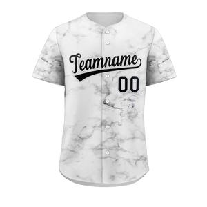 Vente en gros de vêtements de baseball softball unis à séchage rapide personnalisés vêtements de sport pour hommes sublimés maillot de baseball avec logo personnalisé - Product Image 1
