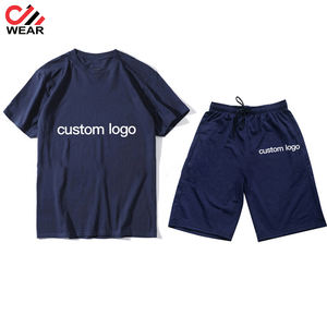 Camiseta de entrenamiento de calidad Premium para hombres y mujeres, Conjunto de camiseta y pantalón corto personalizado, Jersey informal de 2023 algodón, 100% - Product Image 5