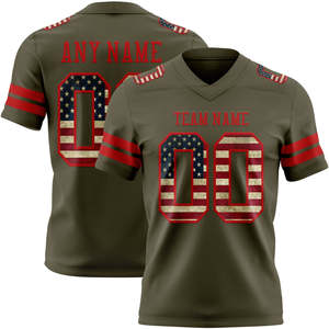 Maillot de football américain fabriqué au Pakistan léger respirant séchage rapide uniforme de lycée chemise ensemble à manches courtes - Product Image 3