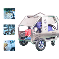 Mesin Cuci Mobil Komersial Tekanan Tinggi 800bar 37kw, Mesin Pembersih Daya Tinggi, Pistol Air, Pompa Air Industri, Alat Pembersih