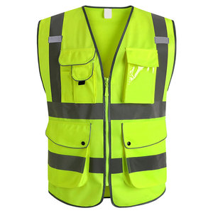 Chaleco de Seguridad Reflectante Personalizable, Material de Rayón, Logotipo Fluorescente, Malla de Alta Visibilidad, Visibilidad Mejorada, Certificado EN, Antiarrugas - Product Image 3