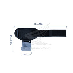 Ganchos de Levantamiento de Pesas de Neopreno Ligero de Alta Calidad con Correa Ajustable para Gimnasio - Protección Profesional - Product Image 4
