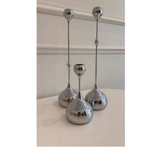 Support de bougie en fer pour la maison, le salon, la décoration de Noël, porte-bougie moderne fait à la main - Product Image 5