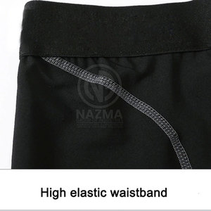Pakistan Made High Quality <b>Men</b> Solid <b>Compression</b> <b>Shorts</b> OEM Service Custom Labels Fight Wear - Product Image 4
