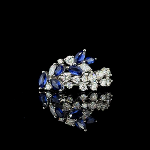 Anillo personalizado de oro blanco de 18 quilates para mujer, Diamante Natural de alta calidad, certificado GIA, brillante, entrega rápida para el día a día - Product Image 5