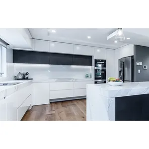 Set Kabinet Dapur, Desain Rumah Berdiri Modern Biaya Rendah