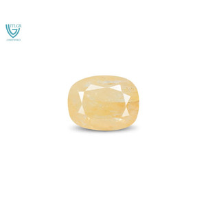 Pierre de saphir naturelle à facettes de forme ovale (8,45 carats) - Product Image 1