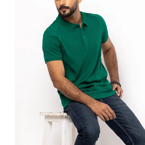 Polo de golf à manches courtes pour homme 2025, séchage rapide, design personnalisé, uniforme confortable, 100% coton, t-shirt tricoté de haute qualité - Product Image 1