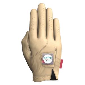 Guante de Golf Unisex Personalizado OEM, Transpirable, de Cuero Genuino, con Correa de Muñeca Ajustable, Marcador de Pelota, Spandex Flexible, Antideslizante para Exteriores - Product Image 6