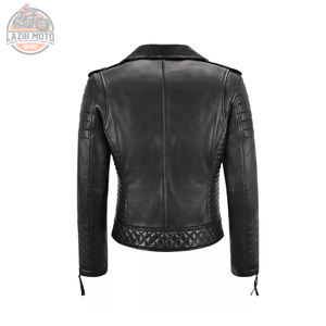 Chaqueta de moto de cuero para hombre de calle alta diseño único de alta calidad 100% cuero genuino transpirable impermeable motocicleta - Product Image 2
