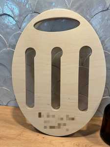 Personalized Wooden <b>Wine</b> Shot <b>Glass</b> Cup Beer <b>Holder</b> - Product Image 2