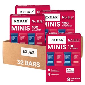 RXBAR Minis Protein <b>Bars</b>, 6g Protein, Gluten Free Snacks, Variety Pack (4 Boxes, 32 Count) - Product Image 4