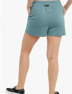 Short en jersey léger de style décontracté pour femmes Originals Tri-Blend avec poches mi-taille séchage rapide respirant - Product Image 5