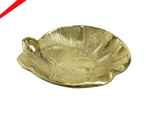 Nouvelle conception de plateau de service en aluminium, finition dorée - Product Image 4