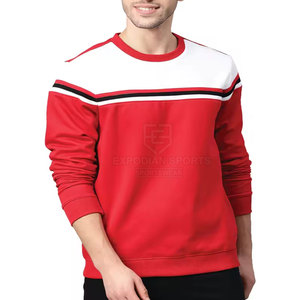 Sweat-shirt en molleton à col rond pour homme, coupe classique, polyester/coton, décontracté, hiver, écologique, respirant, séchage rapide - Product Image 1