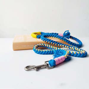 Guinzaglio per animali domestici in materiale riciclato unico colorato multicolore di Design alla moda di marca cucciolo di cane corda di trazione - Product Image 6