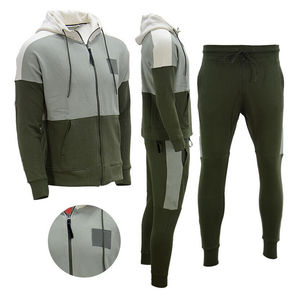 Survêtements pour hommes à bas prix, dernier design, prix de gros, nouvelle arrivée, survêtements pour hommes en deux pièces, couleur unie, survêtements décontractés - Product Image 1