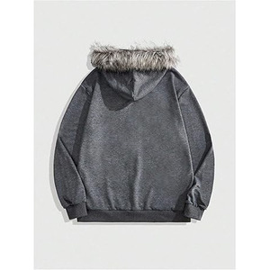 Sweat-shirt à capuche pour homme 2025/2026 avec poche kangourou, ajustable, décontracté, coupe ample pour un usage quotidien - Product Image 2