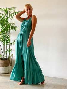 Vêtements pour femmes faits à la main imprimés Maxi décontractés nouveaux vêtements imprimés à la main de haute qualité robe Maxi ample grande taille caftan pour femmes - Product Image 4