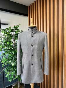 Nouveau produit le plus vendu Manteau d'hiver Veste d'élite de luxe pour hommes élégants nouvelle mode italienne en gros manteau en laine bon marché - Product Image 2