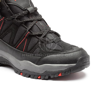 Botas de senderismo de cuero impermeables para hombre, suela de goma antideslizante duradera, calzado para mujer, Botas de senderismo impermeables y ligeras - Product Image 6