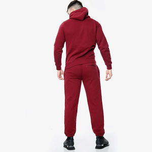 Survêtement pour homme en coton et polyester, manches longues, coupe décontractée, impression et broderie de logo personnalisés, tissu durable et confortable - Product Image 3