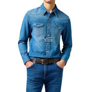 Chaqueta de mezclilla recubierta de estilo informal de invierno para hombre con decoración de botones Método de tejido no tejido de viscosa Suministro ODM - Product Image 6