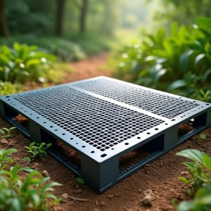 พาเลทโชว์สินค้าแบบมีรูพรุน ผลิตจาก PE รีไซเคิล ขนาด 1200x800x140 มม. - Product Image 3