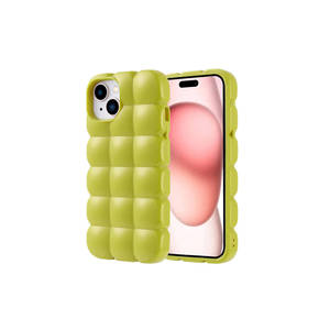 Étui en silicone souple brillant de luxe de la série ATA DOM DOM pour iPhone 15 A53 & Plus, coque arrière en TPU souple avec protection contre les chocs, style Ins - Product Image 1