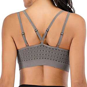 <b>Mesh</b> Bra Yoga Hot Sexy Custom Logo Activewear Sports Bra Gym Women's Tank <b>Tops</b> Fitness Workout Yoga Sports Bra - Product Image 3