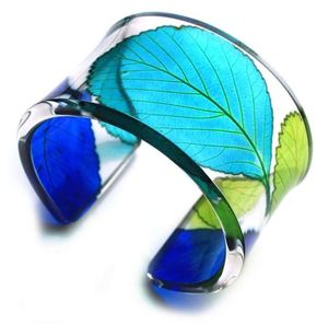 USER Bijoux Résine Acrylique Bracelet Bracelet Exagéré Éblouissant Multicolore Large Irrégulier Carré Acrylique Bracelets pour - Product Image 3