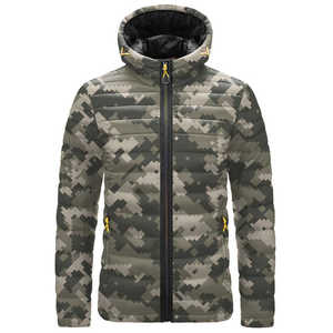 Vestes matelassées personnalisées unisexes 2025 avec col montant Impression par sublimation imperméable Conception zippée à bulles épaisses et grasses - Product Image 2