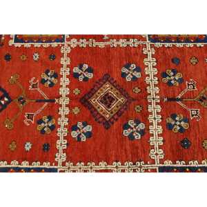 พรมตุรกีขนาดใหญ่ 6.5x9.8 ฟุต พรมวินเทจ พรมขนสัตว์ลายดอกไม้สีแดง - Product Image 5