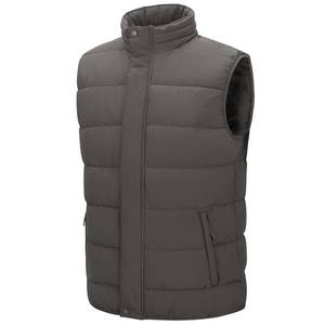 Veste matelassée sans manches pour homme, coupe ajustée, respirante, écologique, en toile, logo personnalisé OEM, imperméable, pour l'hiver et l'automne - Product Image 3