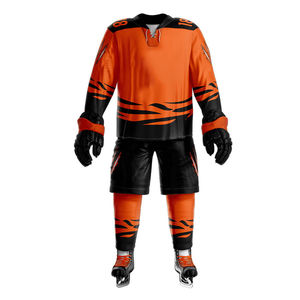 Alta calidad personalizado último producto sublimación uniforme de hockey sobre hielo impresión secado rápido OEM deportes Delgado uniforme de hockey sobre hielo - Product Image 2