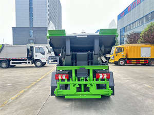 Camión de basura de volteo trasero diésel JAC 4x2 usado, de 6m³, con transmisión manual, sin fugas, con volante a la izquierda, de gran venta para exportación - Product Image 4