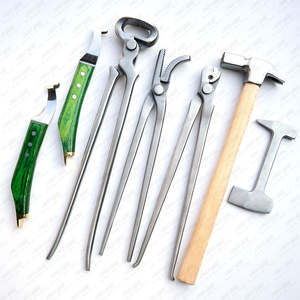 Nuevo Juego Profesional de Acero Inoxidable para el Cuidado de Caballos, Alicates de Herrador 3D, Cortaúñas, Cuchillo para Cascos, Martillo para el Cuidado de las Pezuñas - Product Image 4