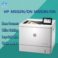 Printer Laser Warna HP M553dn Baru Grosir, Format A4, Otomatis Cetak Bolak-Balik, Jaringan Ethernet, Printer Desktop Komersial