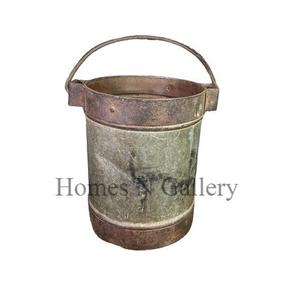 Handmade Rustic Designer Galvanized Metal Iron High Quality Vintage Finish Large <b>Small</b> Outdoor Garden Decor <b>Pots</b> Home Plants - Product Image 3