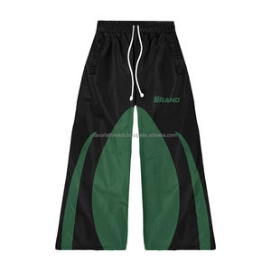 Ensemble de survêtement coupe-vent de haute qualité, tissu polyester lisse 135 GSM, style à panneaux contrastés, impression de logo personnalisée - Product Image 4