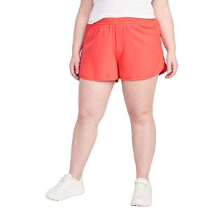 Shorts de sport pour femmes à taille haute, en coton éponge élastique, personnalisables avec logo, vente en gros OEM, parfaits pour la salle de sport - Product Image 4