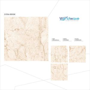 Carreaux de porcelaine PGVT brillants 600x600mm pour sols et murs résistants à l'eau et aux taches Fabricant indien Marchés des EAU et d'Afrique - Product Image 6