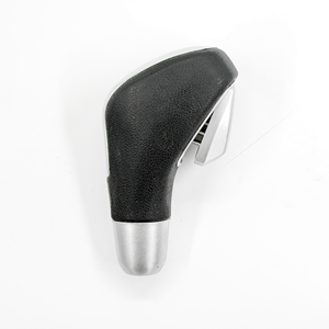 8200574279 82005-74279 Bouton de levier de vitesse automatique en cuir noir mat chromé pour Renault Mégane III - Product Image 4