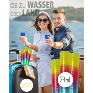 Nouvel ensemble de verres à shot classiques en PP, 160 pièces, couleurs assorties, petits verres cylindriques en borosilicate pour whisky, personnalisables pour les hôtels - Product Image 5