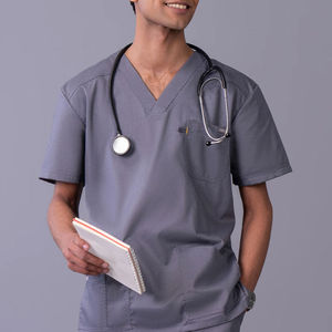 ชุดยูนิฟอร์มผ้าขัดตัวสไตล์ชั้นนำเสื้อเอวยางยืดและกางเกงขายาวปากีสถาน - Product Image 3